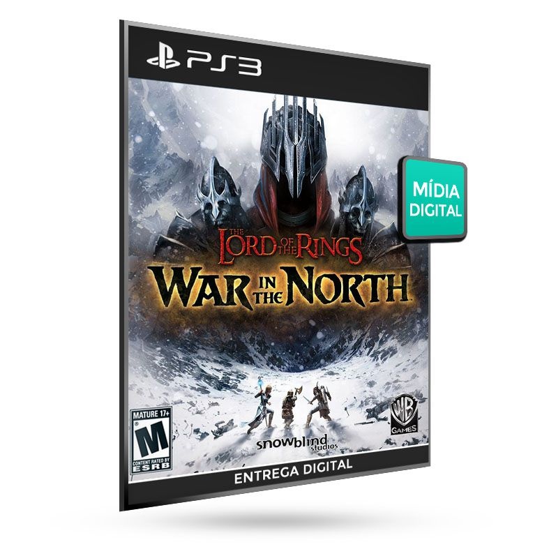 The Lord Of Rings War In The North Jogos Ps3 PSN Digital Playstation 3