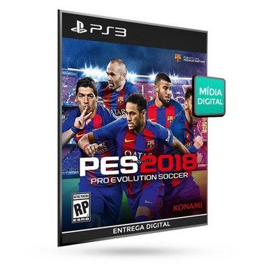 PES 2018 PRO EVOLUTION SOCCER + ATUALIZAÇÃO 2023 PS3 - LS Games