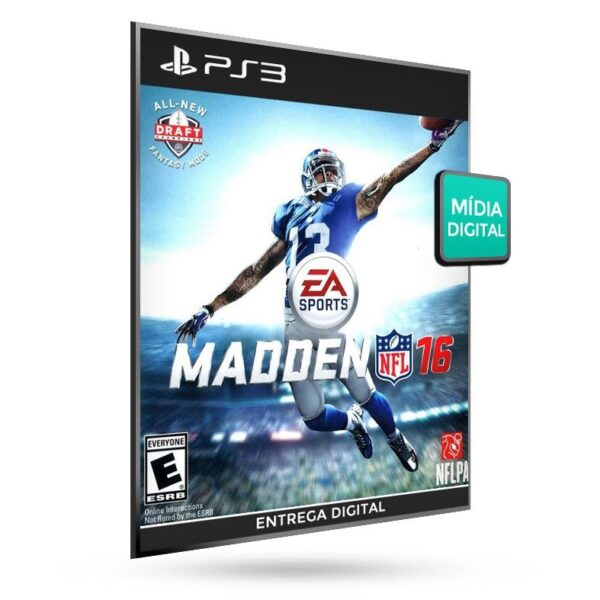 Madden NFL 16 PS3 PSN Mídia Digital