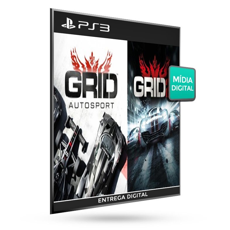 grid autosport para ps3 em mídia digital