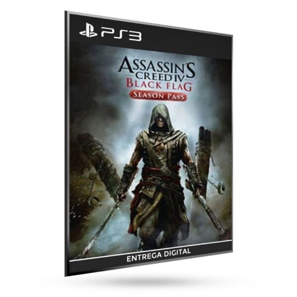 Assassins Creed 4 Black Flag + SEASON PASS - PS3 PSN Mídia Digital
