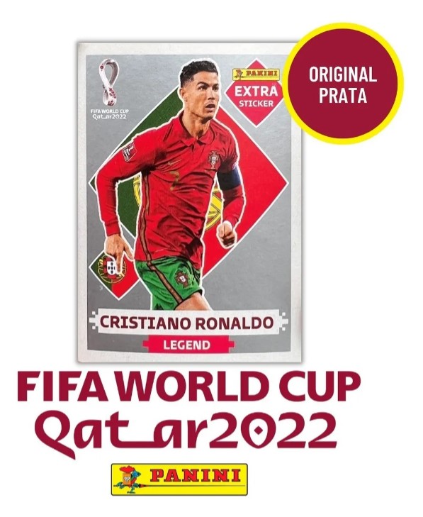 CRISTIANO RONALDO PRATA - EXTRA LEGEND (Portugal) - Figurinha